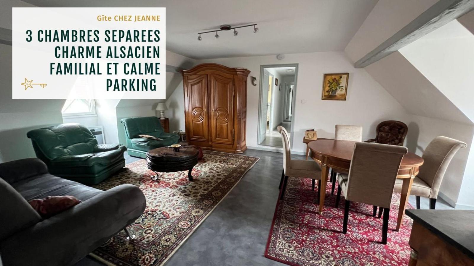 Gite Jeanne Familial - Calme - Parking Ebersheim Exteriör bild